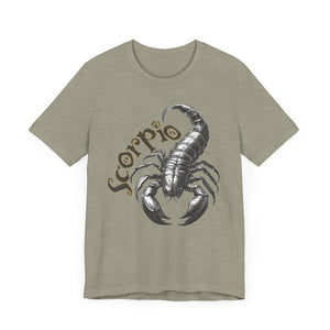 Scorpio Black & white Unisex Jersey Short Sleeve Tee
