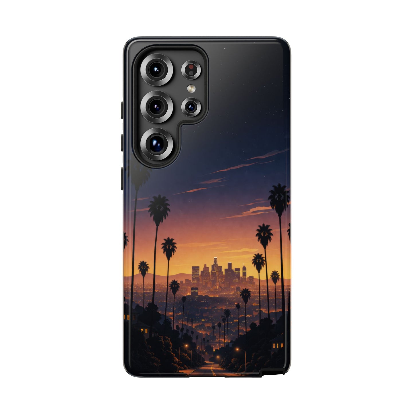 Los Angeles at Sunset Phone Case — Los Angeles Skyline Protective Case