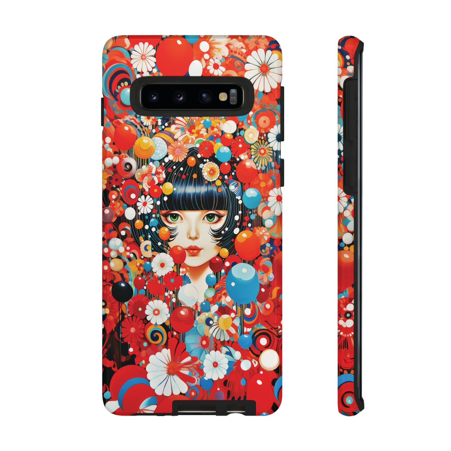 Girl in red blossoms Tough Cases