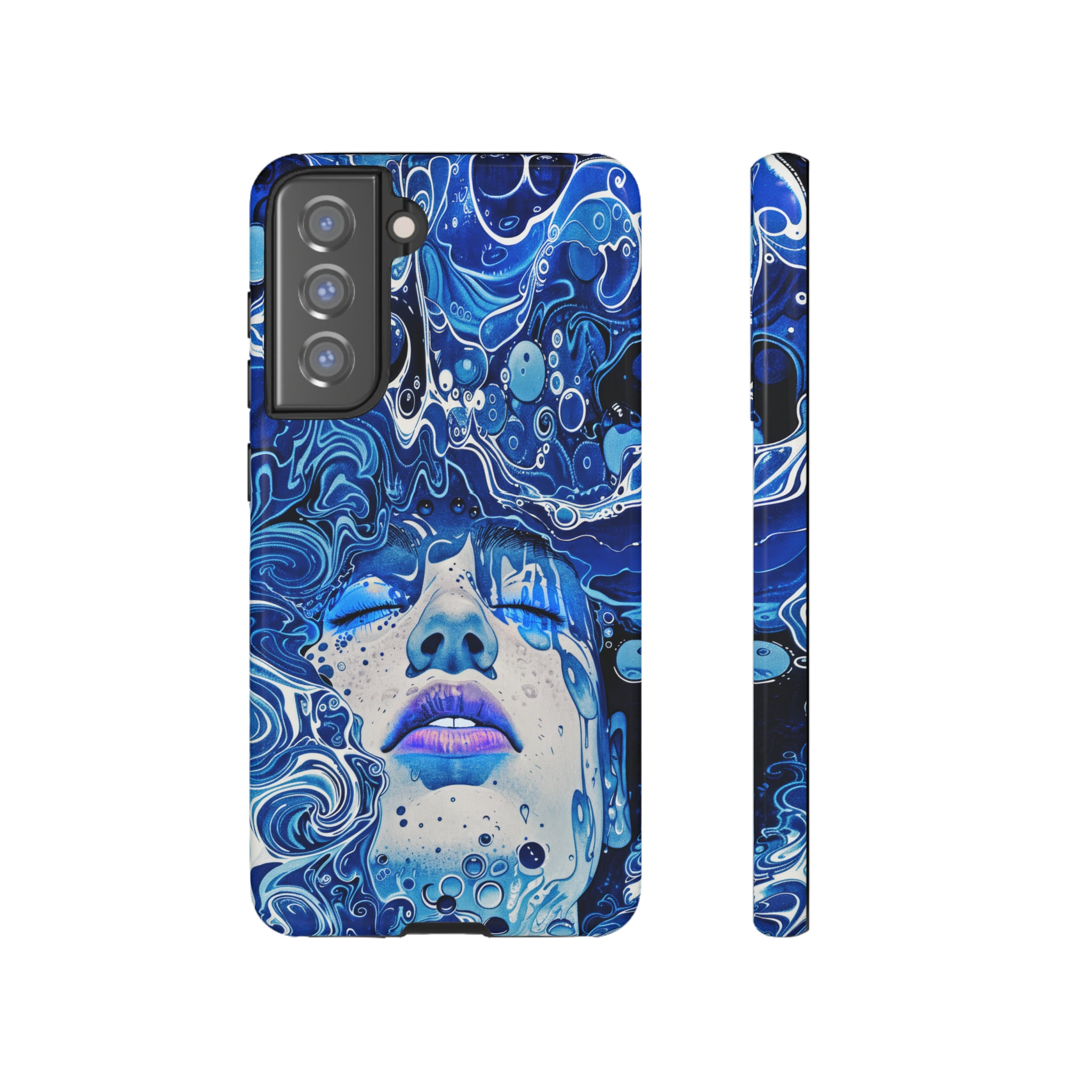 Phone Case, underwater design, Artistic design, Tough Case, Colorful whimsical water fantasy design, iPhone 15, 14, 13, 12, 11, Samsung, Pixel