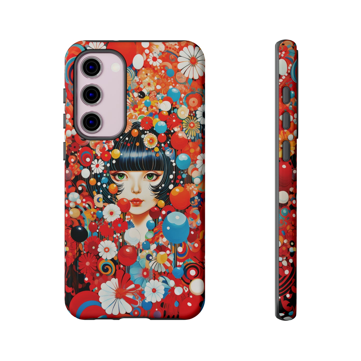 Girl in red blossoms Tough Cases