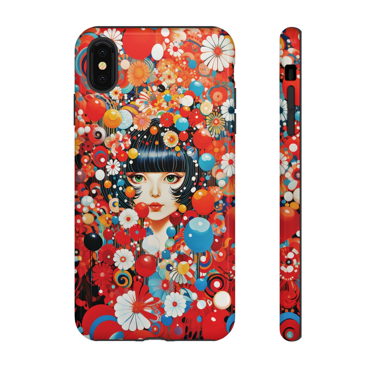 Girl in red blossoms Tough Cases