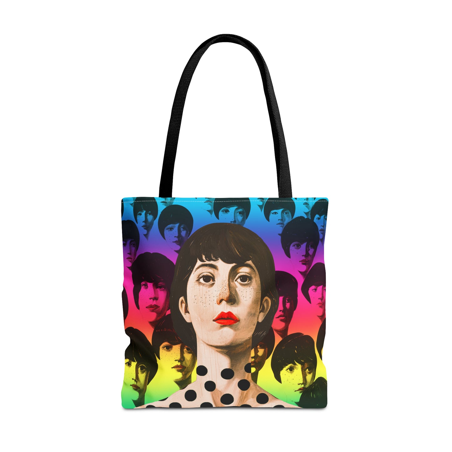 Stand out rainbow Tote Bag in 3 sizes