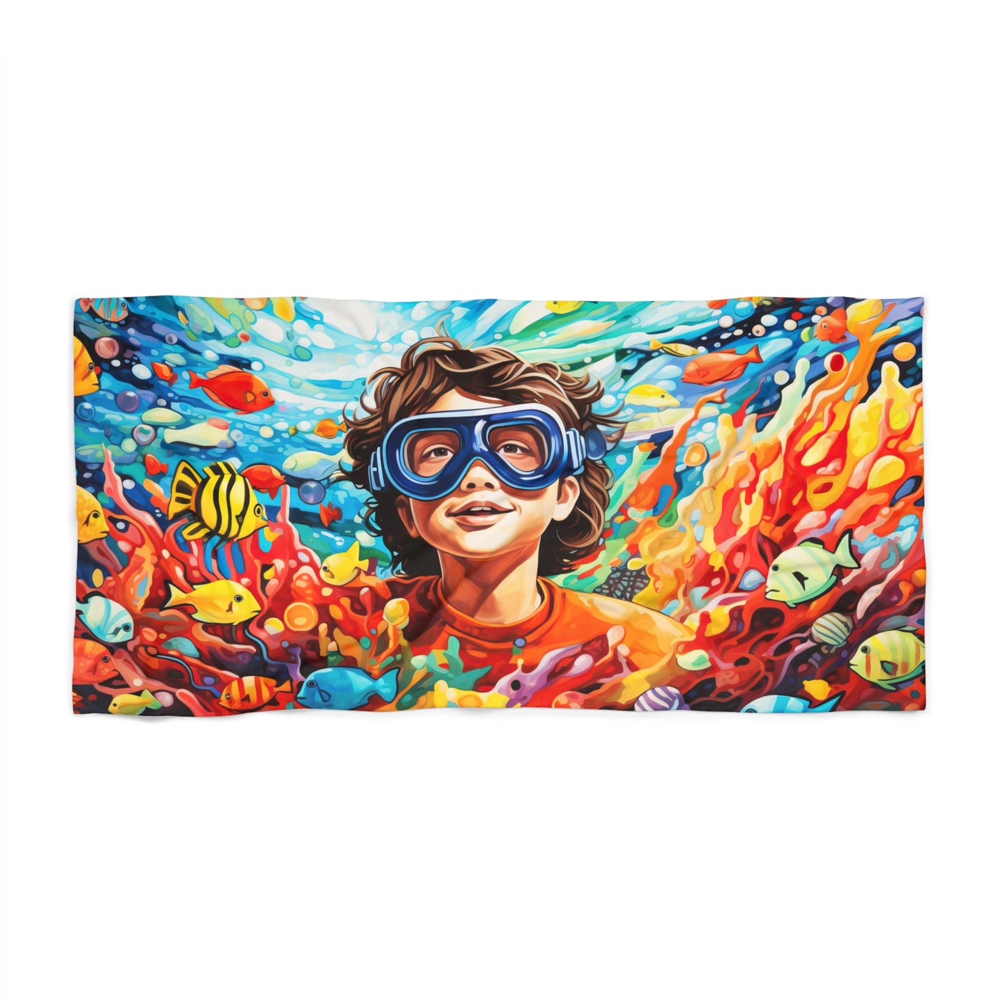 Reef Adventure Beach Towel