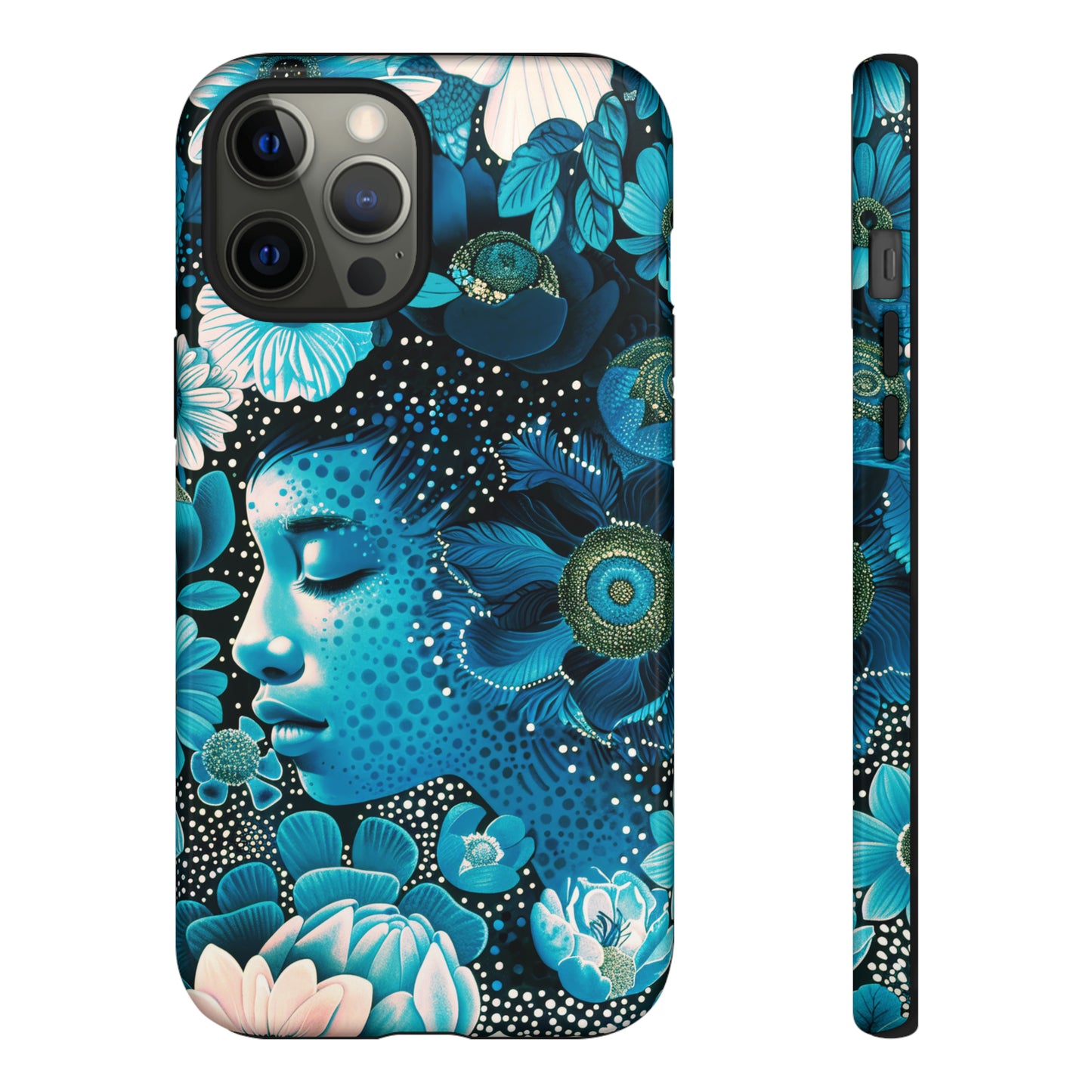 Girl in blue Tough Cases