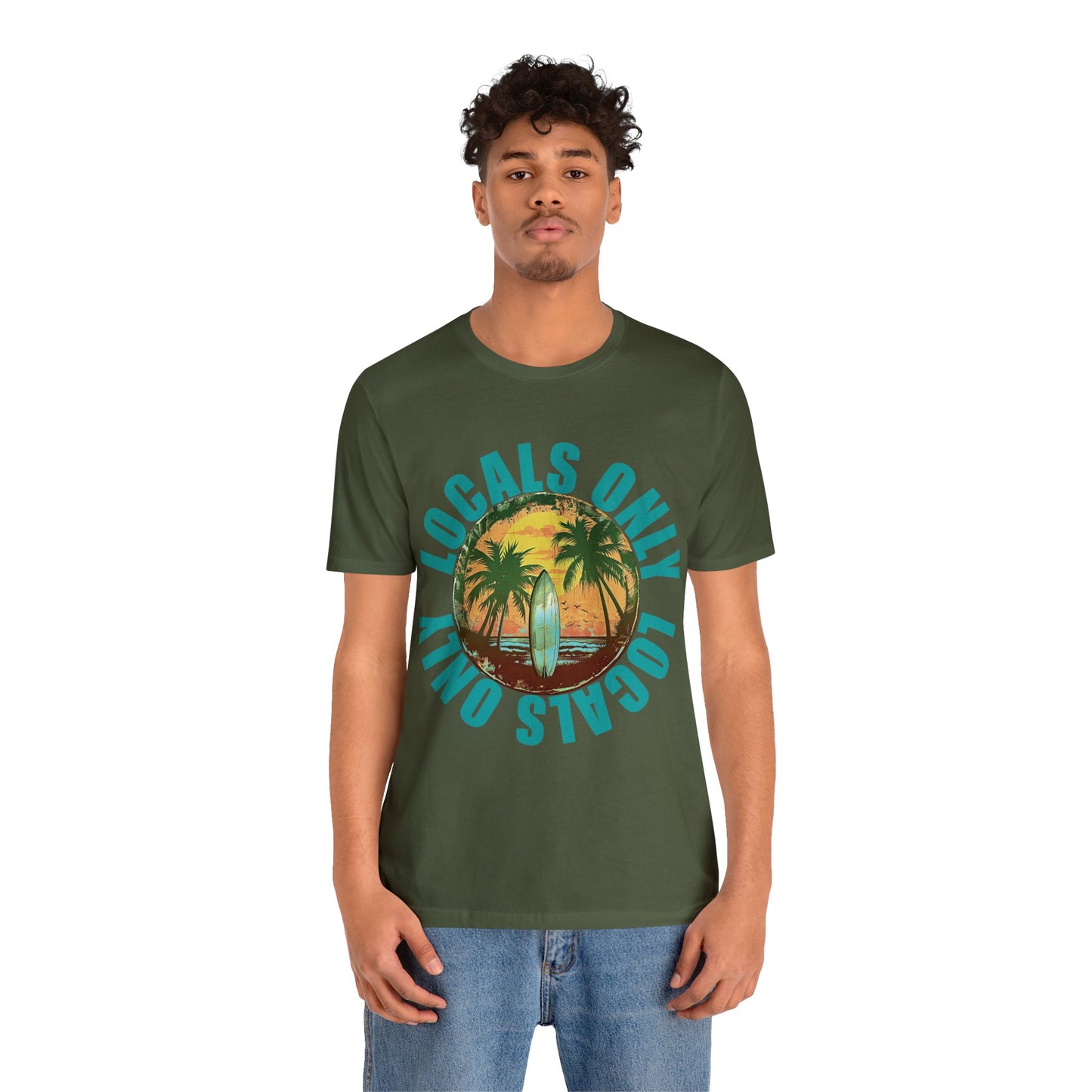 Locals Only stamp Unisex Jersey Short Sleeve Tee