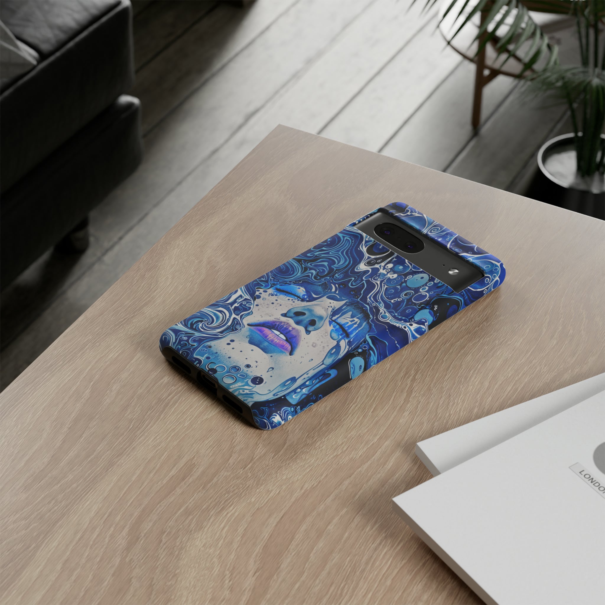Phone Case, underwater design, Artistic design, Tough Case, Colorful whimsical water fantasy design, iPhone 15, 14, 13, 12, 11, Samsung, Pixel