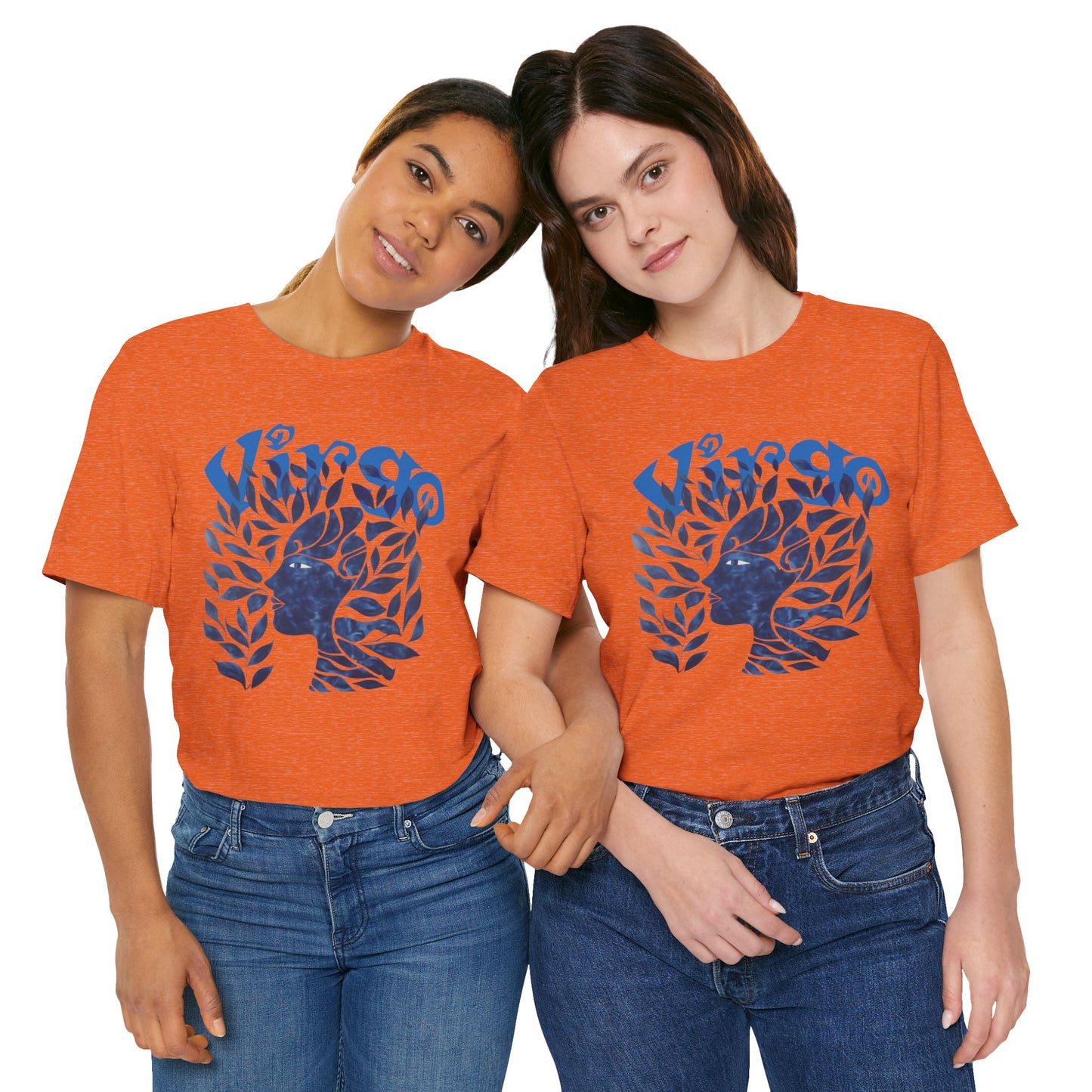 Virgo blue graphic Unisex Jersey Short Sleeve Tee