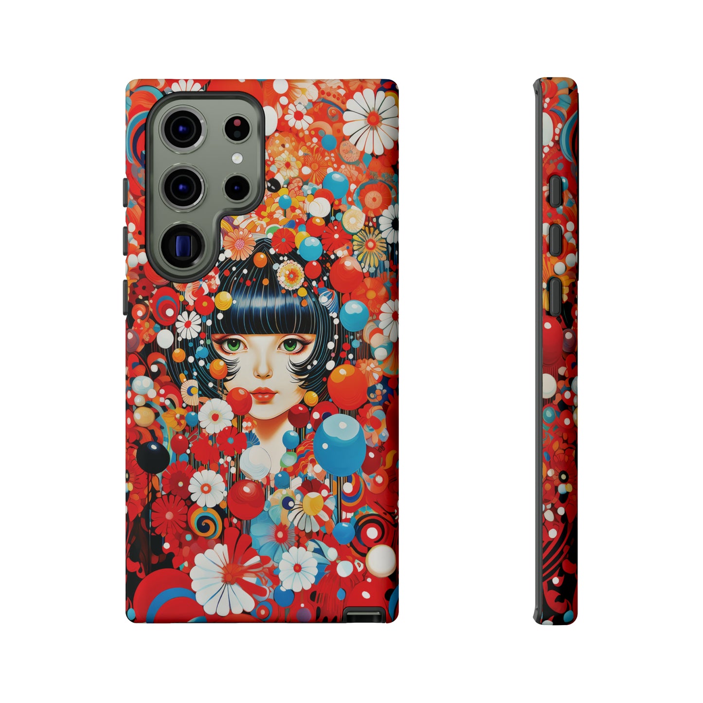 Girl in red blossoms Tough Cases