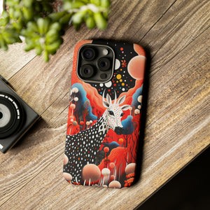 Spotted Elk in the rainbow forest Tough Cases