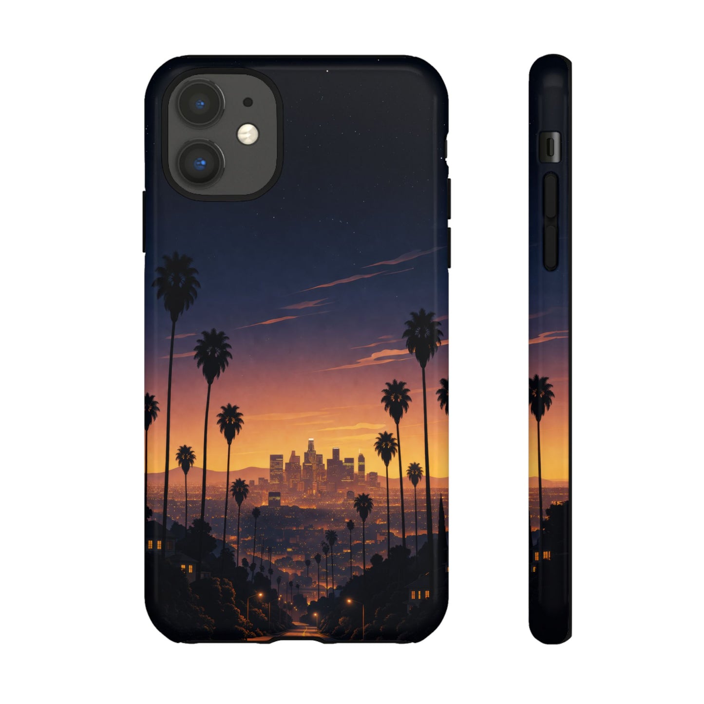 Los Angeles at Sunset Phone Case — Los Angeles Skyline Protective Case
