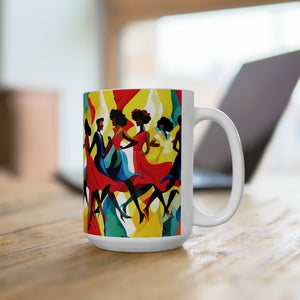 Dancing Ceramic Mug 15oz