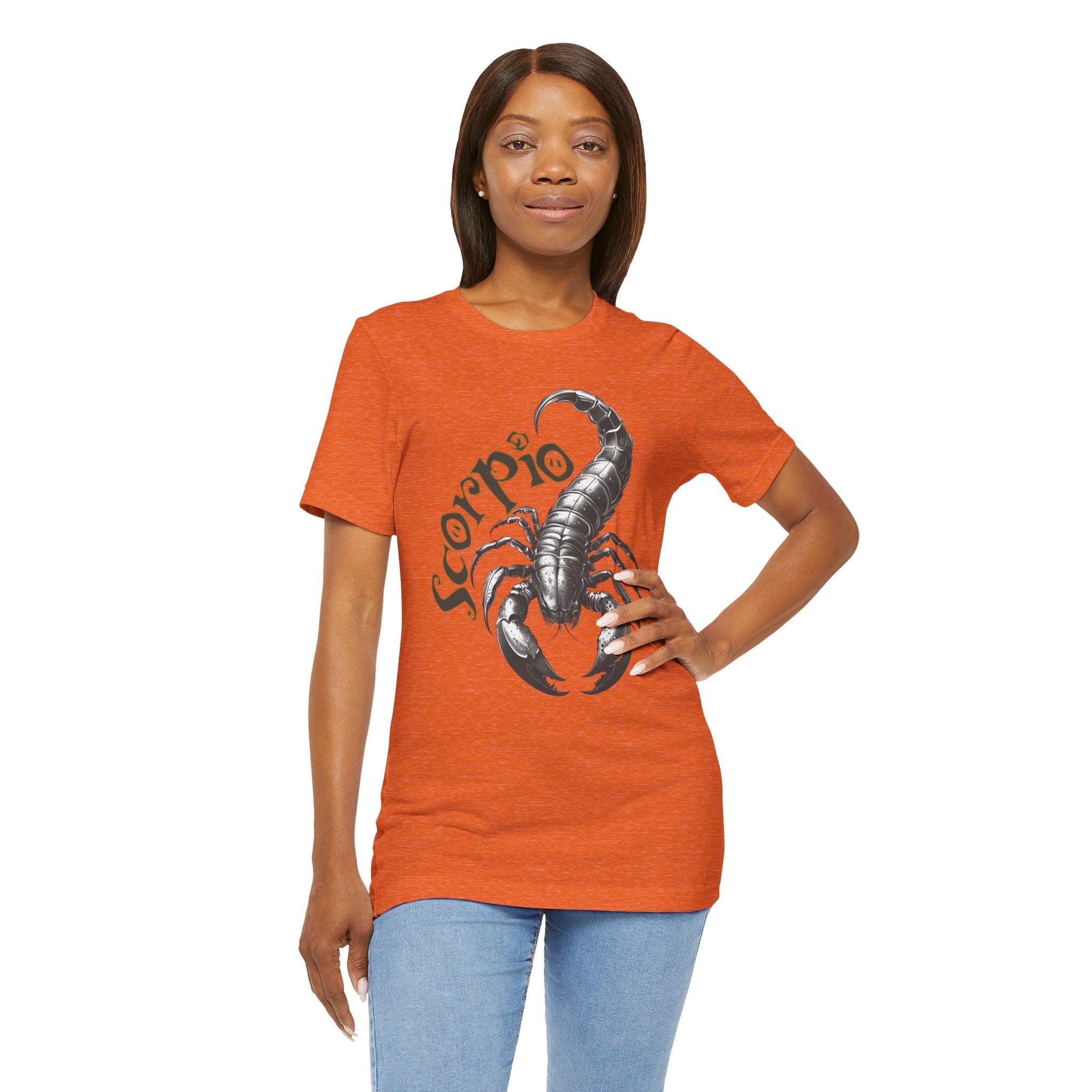 Scorpio Black & white Unisex Jersey Short Sleeve Tee