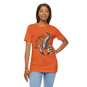 Scorpio Black & white Unisex Jersey Short Sleeve Tee