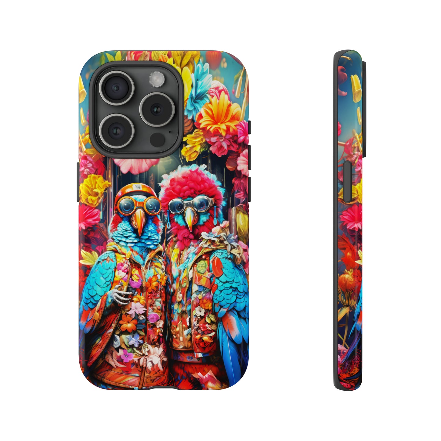 Two hipster parrots Tough Cases