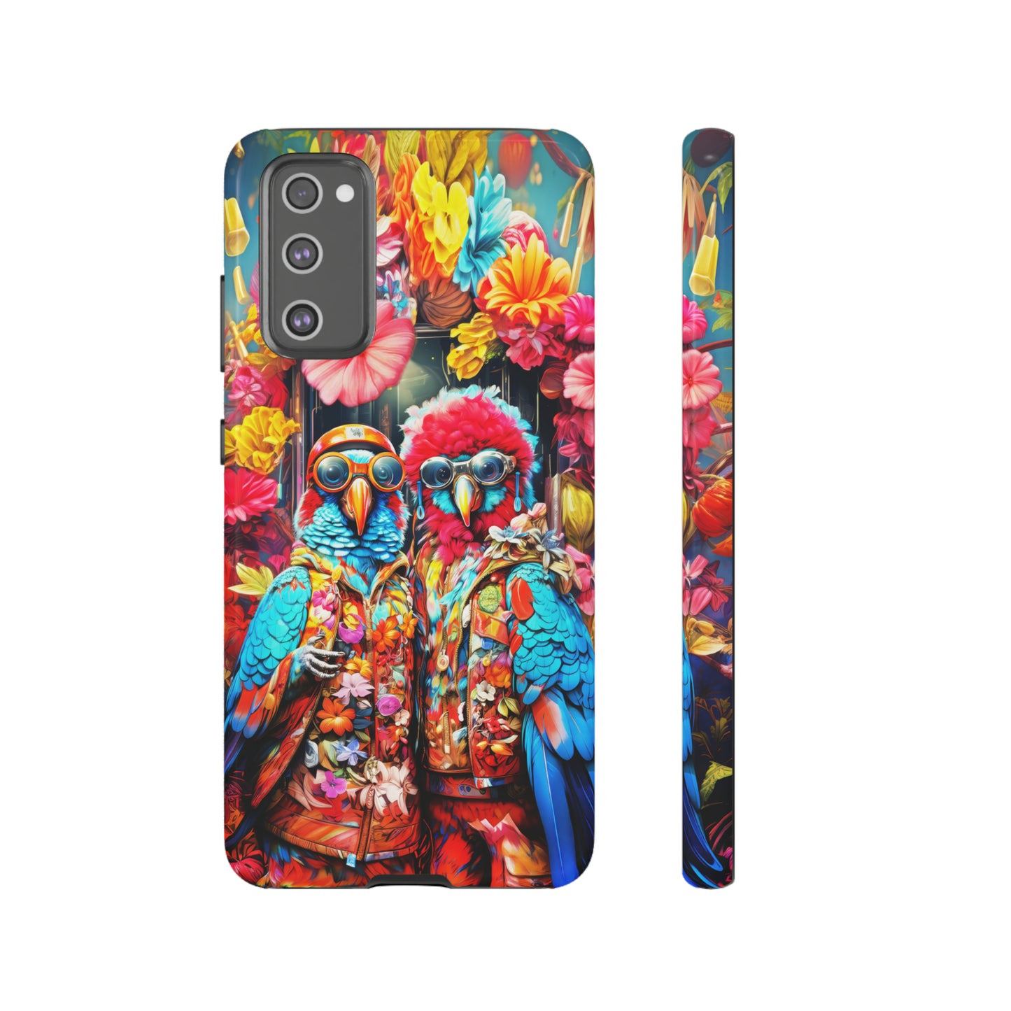 Two hipster parrots Tough Cases