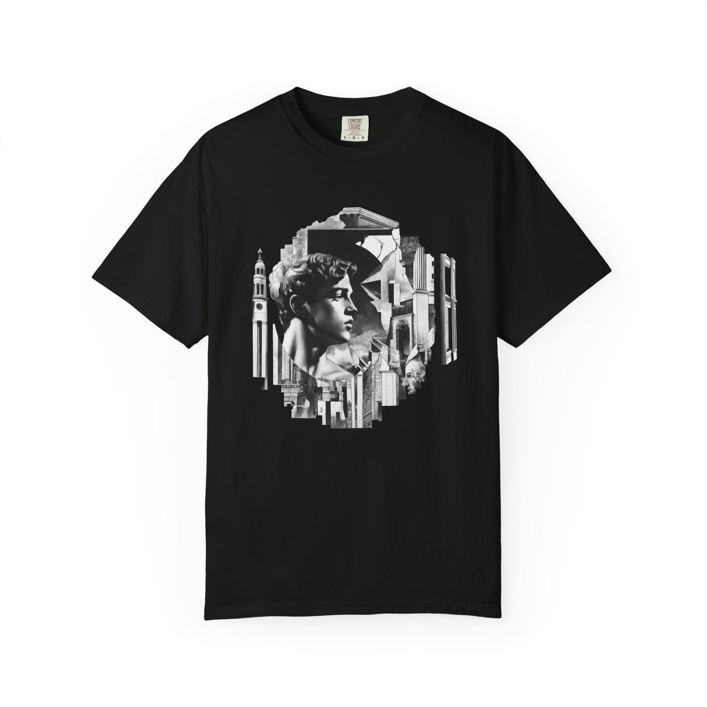Fractured Classic Artistic Unisex Garment-Dyed T-Shirt - Urban Insights Design