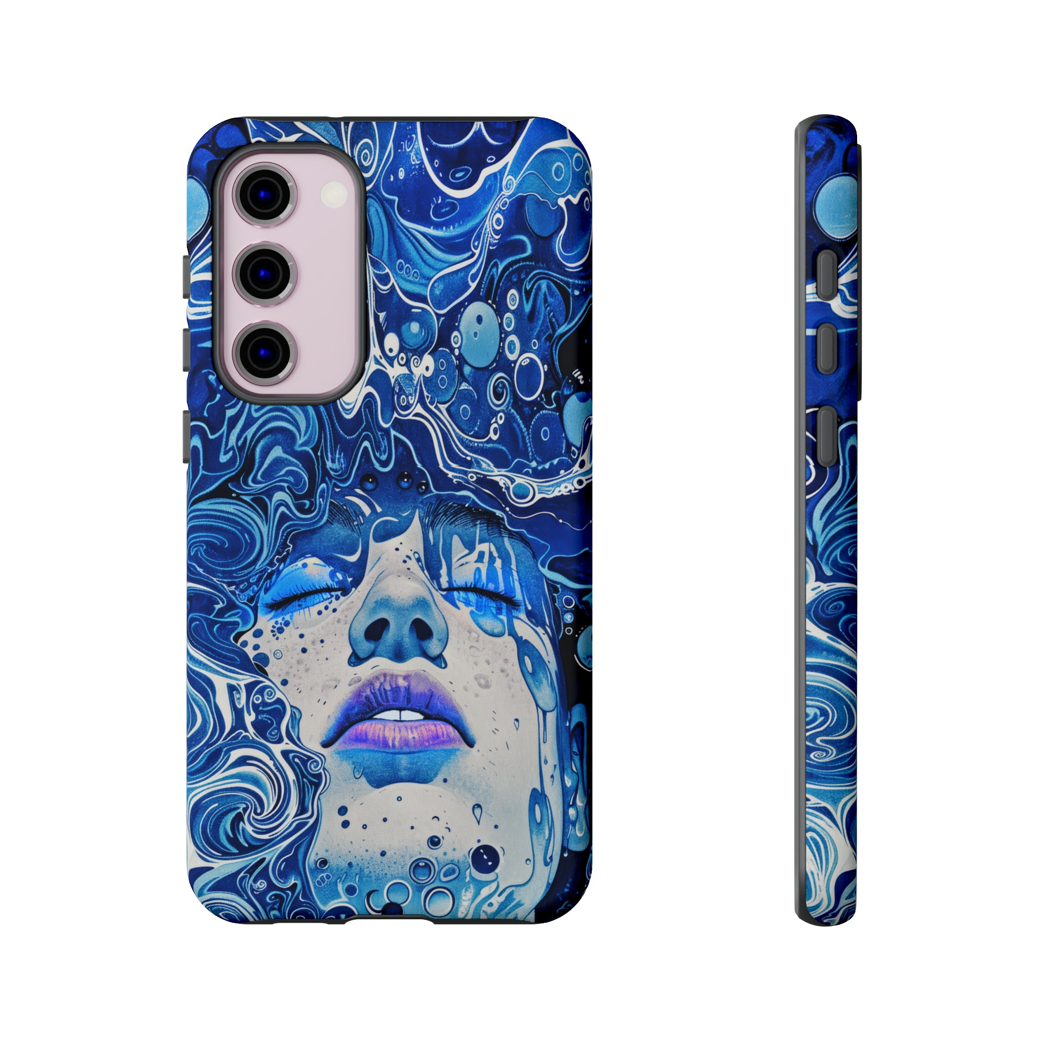 Phone Case, underwater design, Artistic design, Tough Case, Colorful whimsical water fantasy design, iPhone 15, 14, 13, 12, 11, Samsung, Pixel