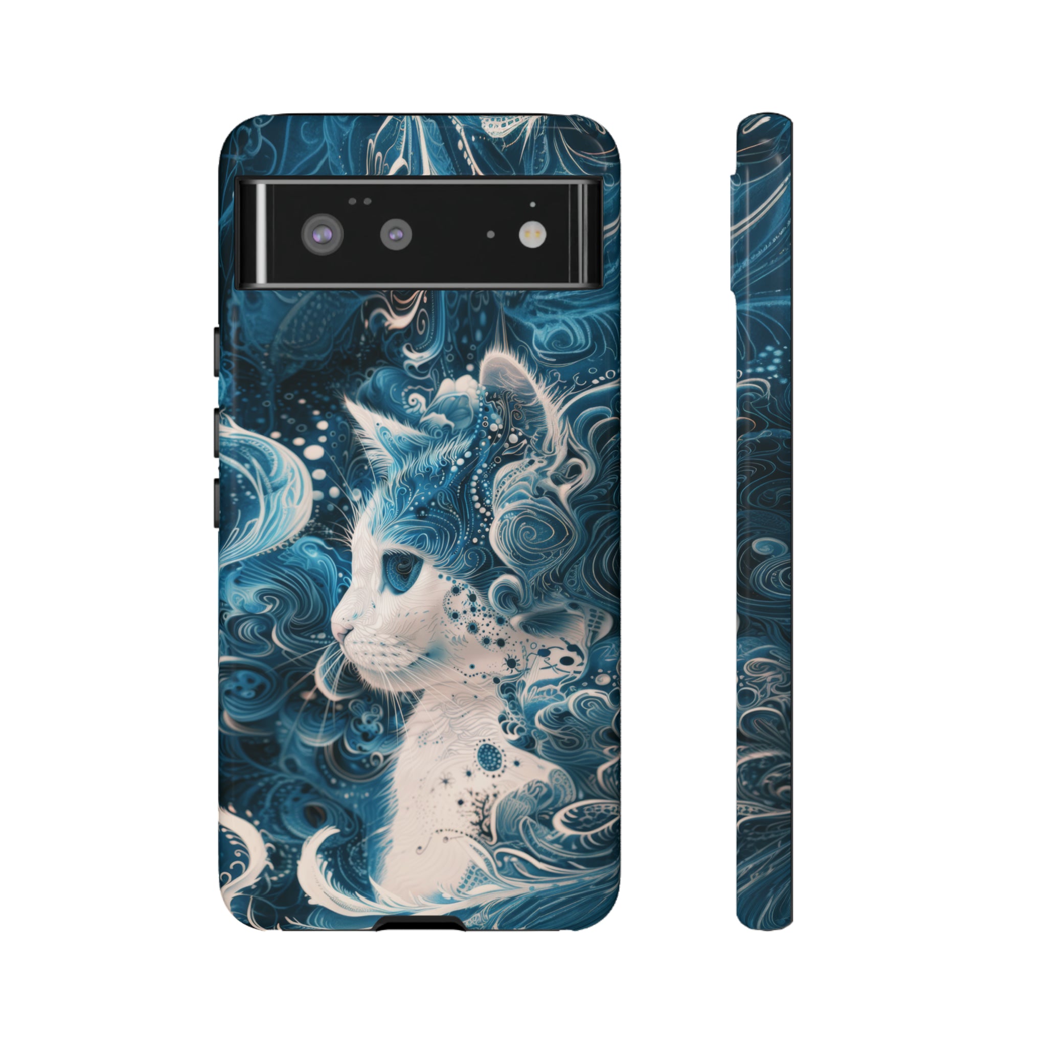 Aqua cat Tough Cases