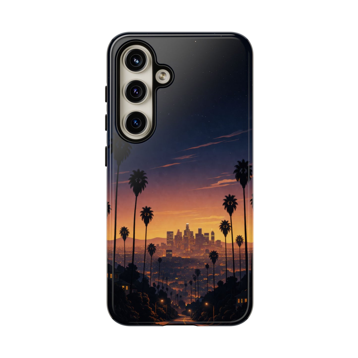 Los Angeles at Sunset Phone Case — Los Angeles Skyline Protective Case