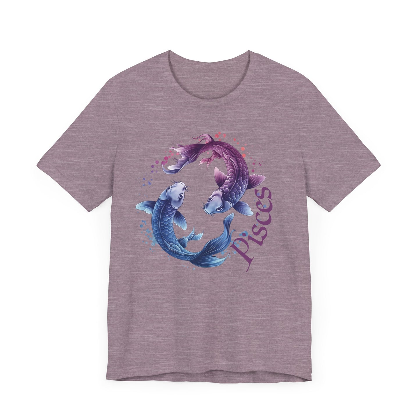 Pisces Artistic Zodiac Unisex Tee, Jersey Short Sleeve Tee, Your Perfect Everyday Favorite
