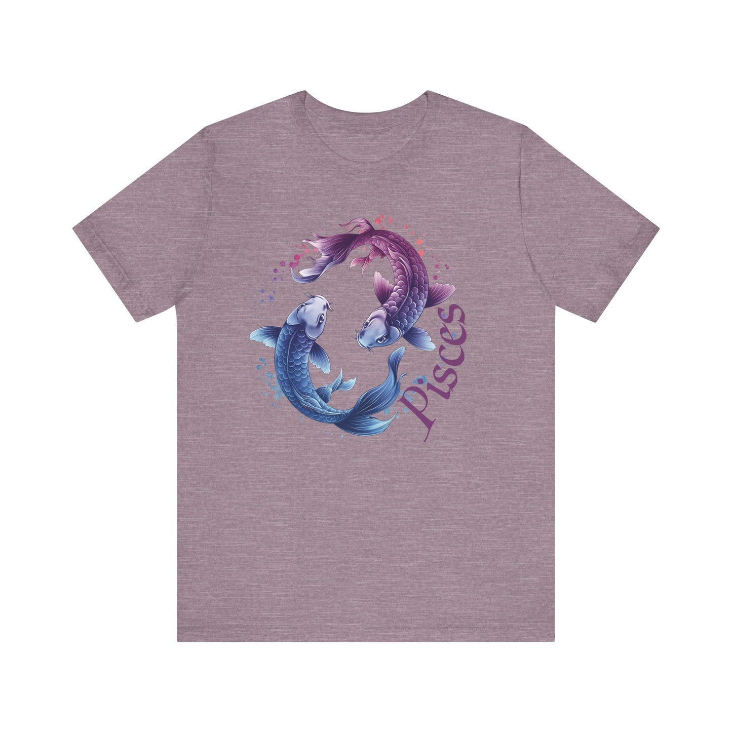 Pisces Artistic Zodiac Unisex Tee, Jersey Short Sleeve Tee, Your Perfect Everyday Favorite