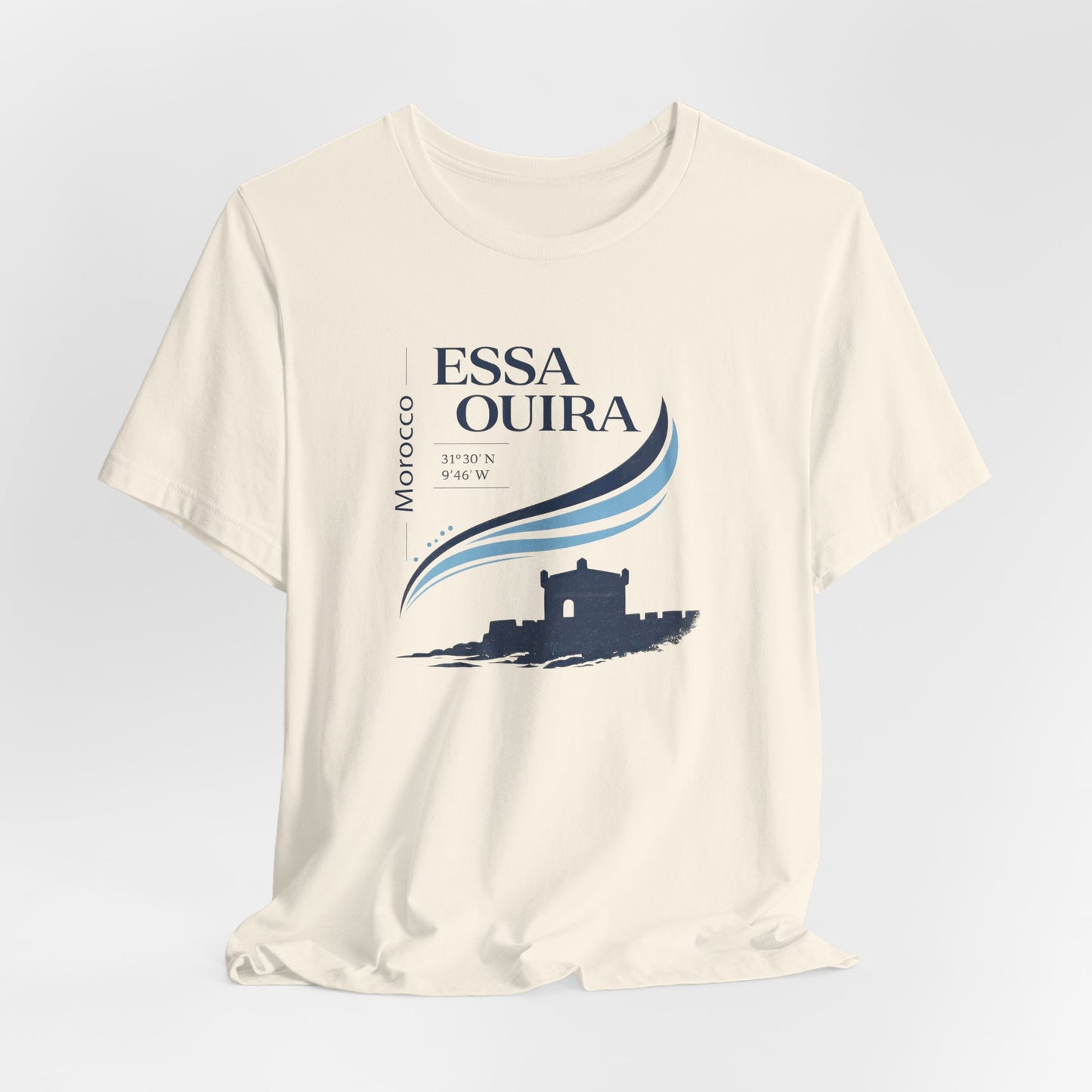 Essaouira Morocco Tee — Coastal Surf & Kasbah Graphic T-Shirt