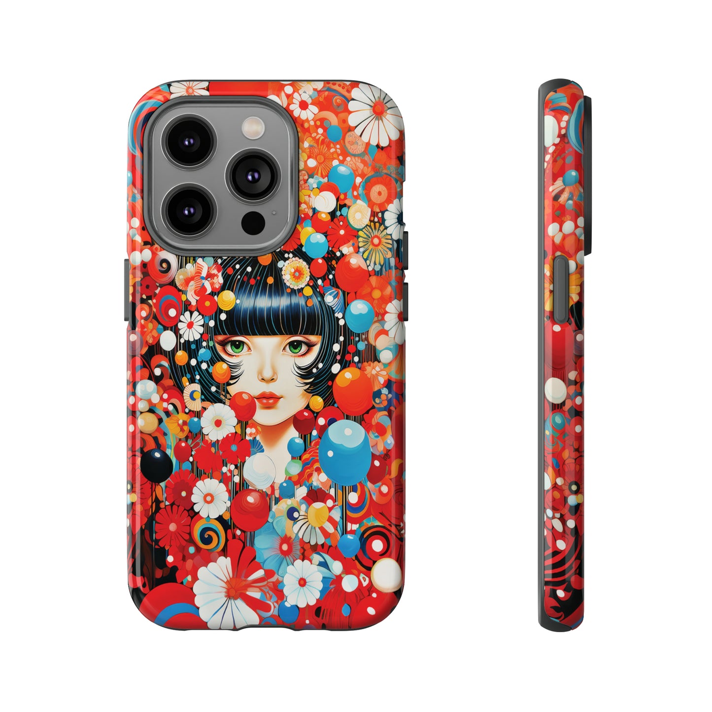 Girl in red blossoms Tough Cases