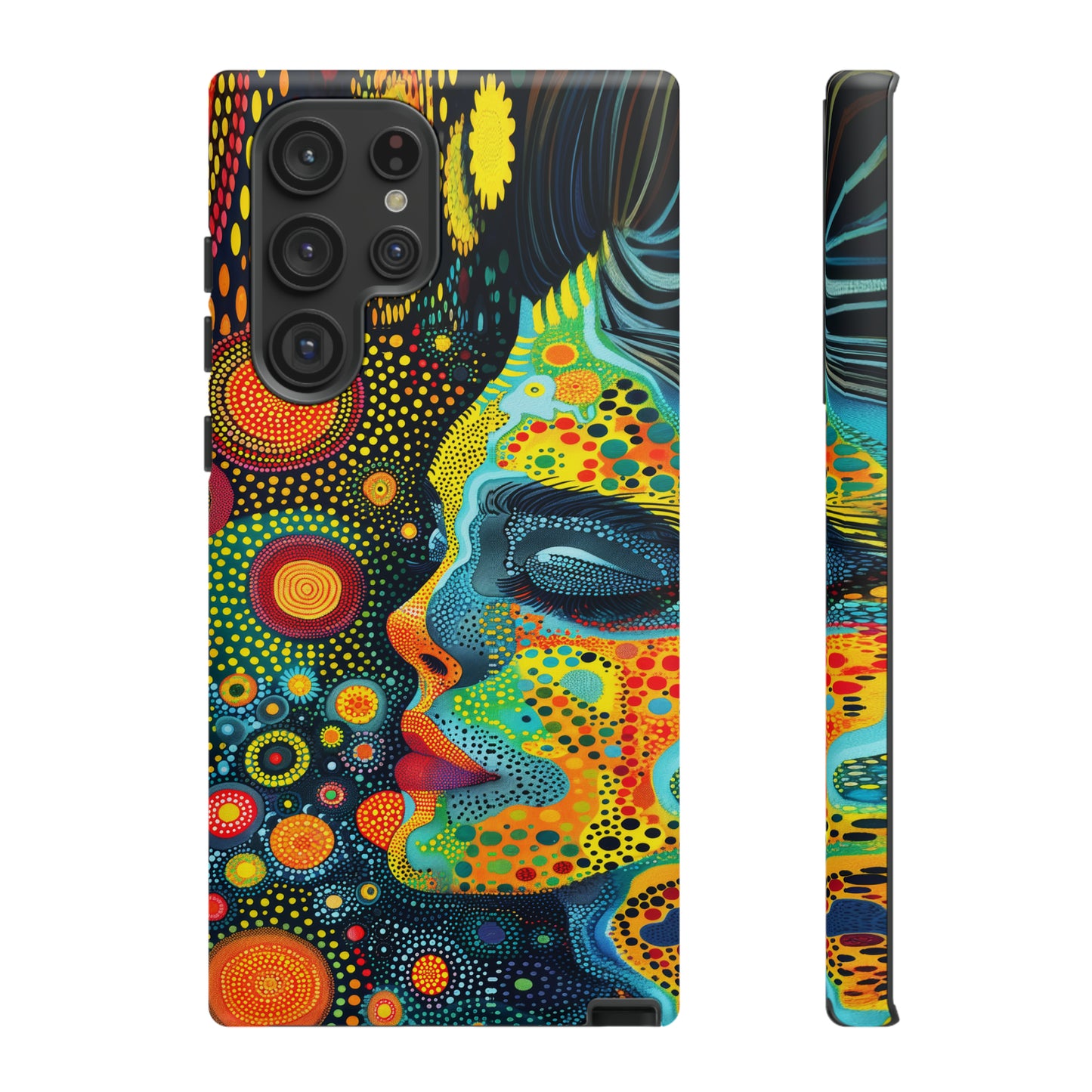 Phone Case, rainbow girl, Artistic design, Tough Case, Colorful whimsical rainbow fantasy design, iPhone 15, 14, 13, 12, 11, Samsung, Pixel