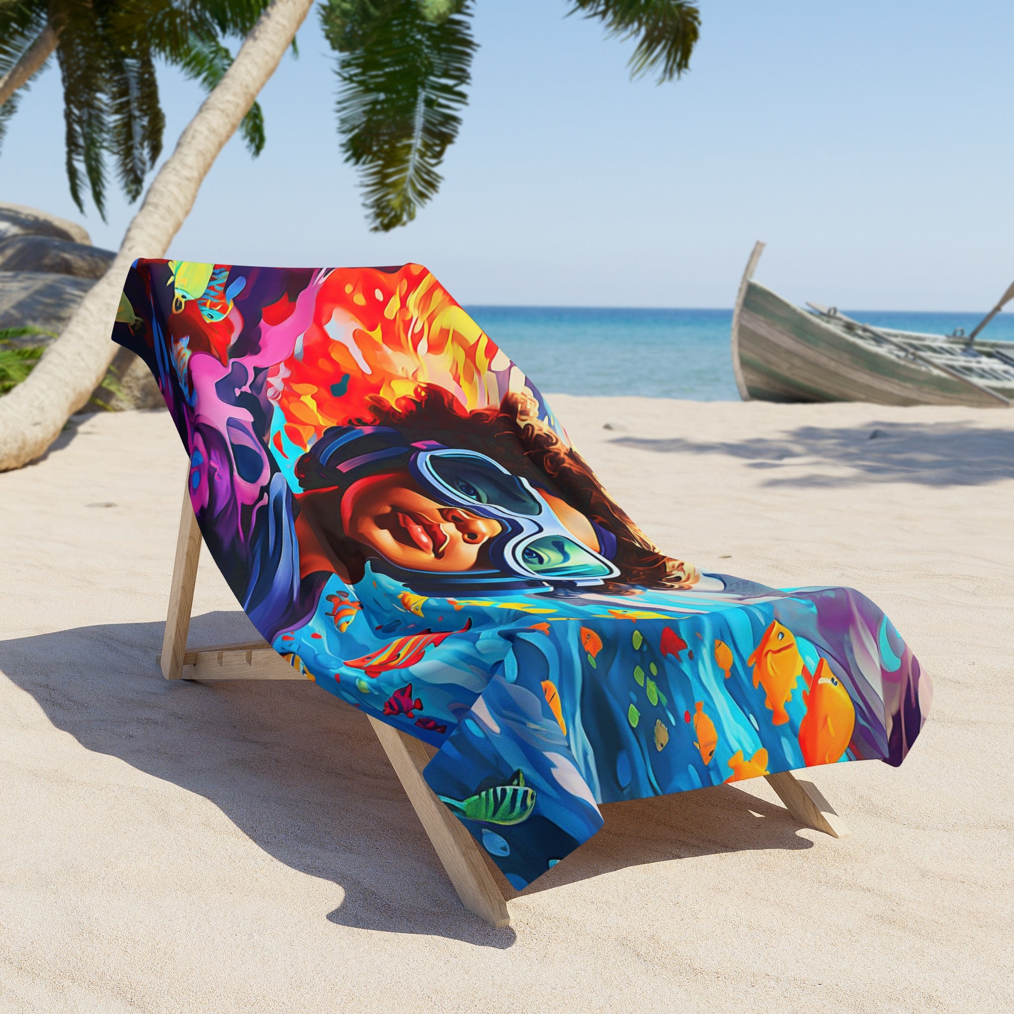 Reef Adventure Beach Towel