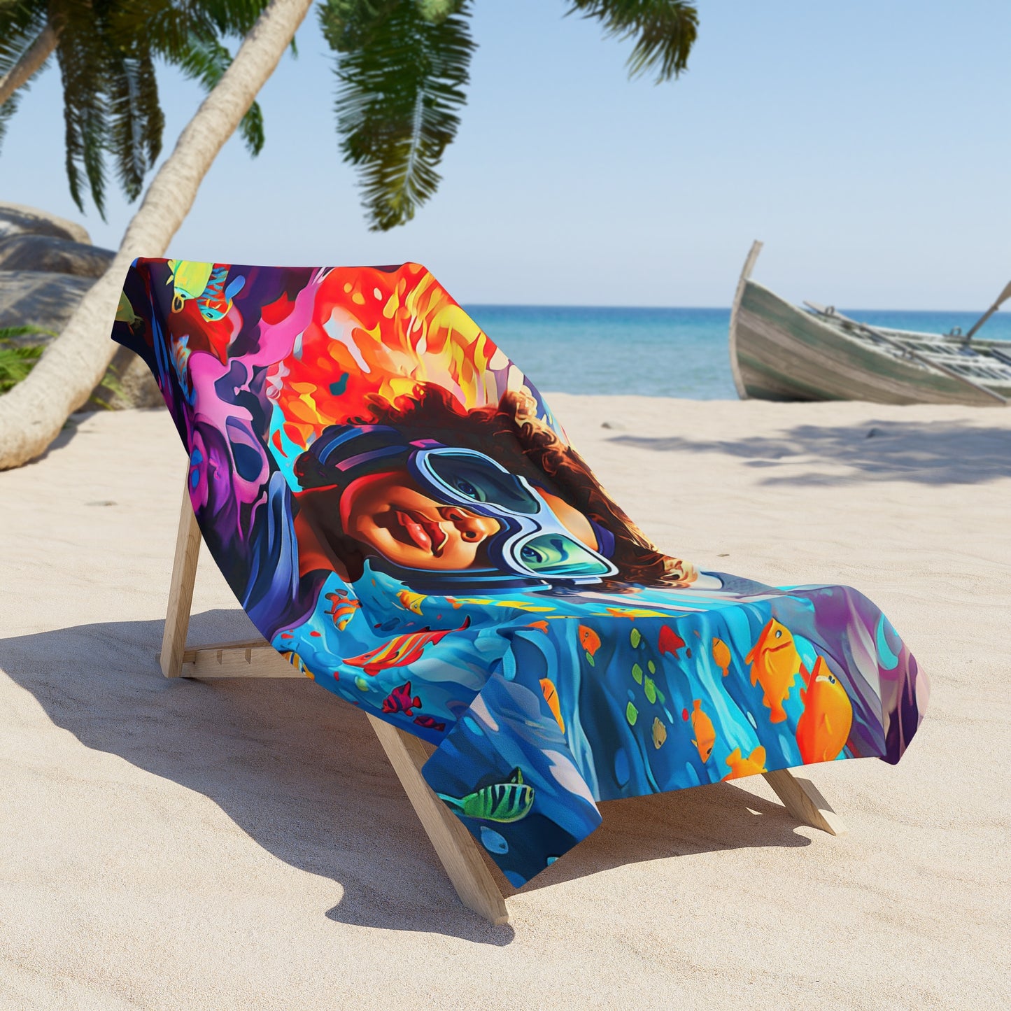 Reef Adventure Beach Towel