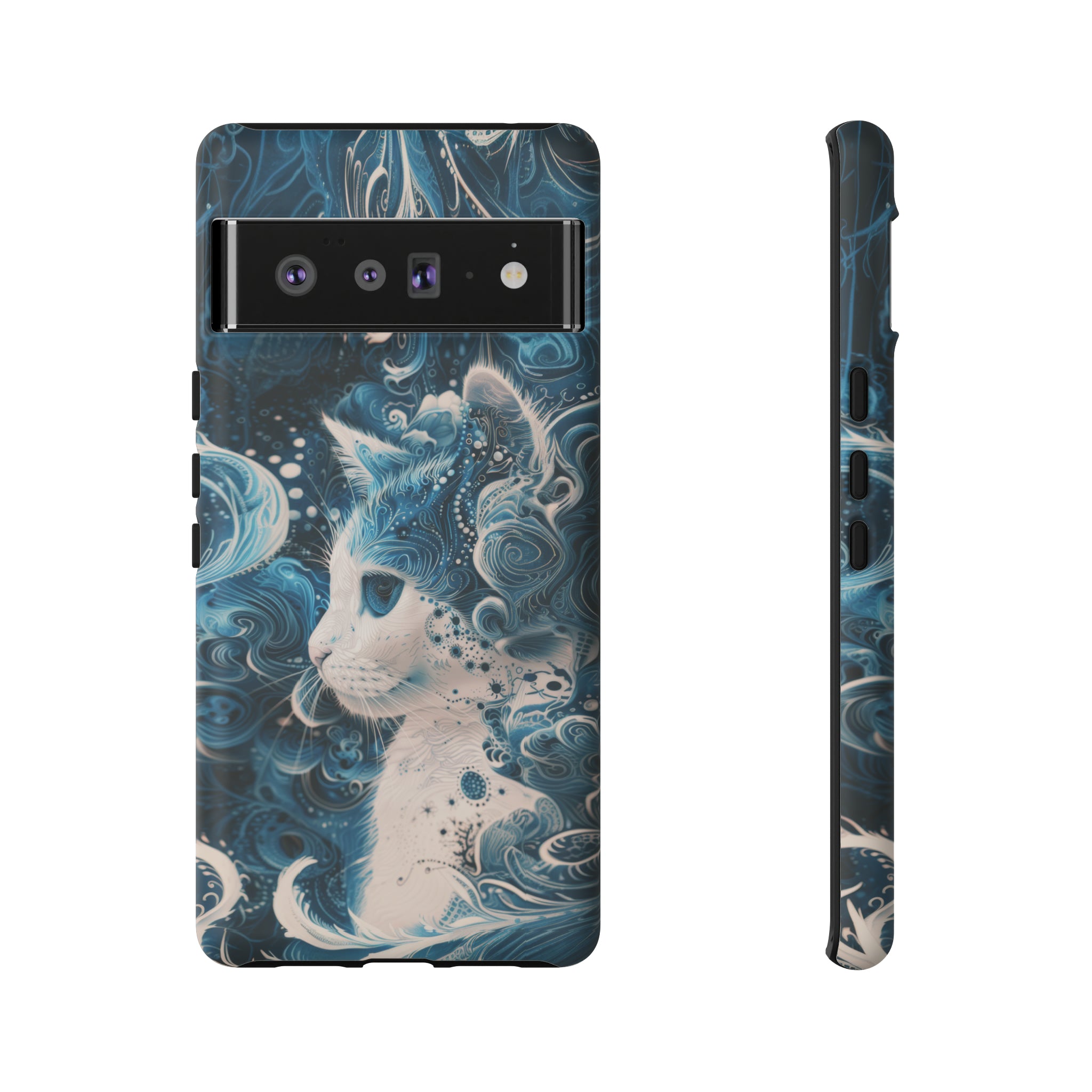 Aqua cat Tough Cases