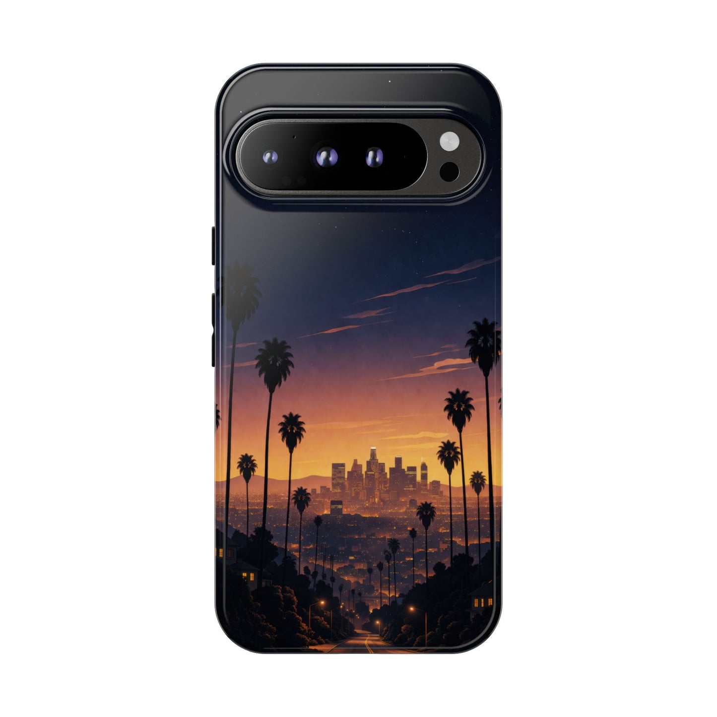 Los Angeles at Sunset Phone Case — Los Angeles Skyline Protective Case