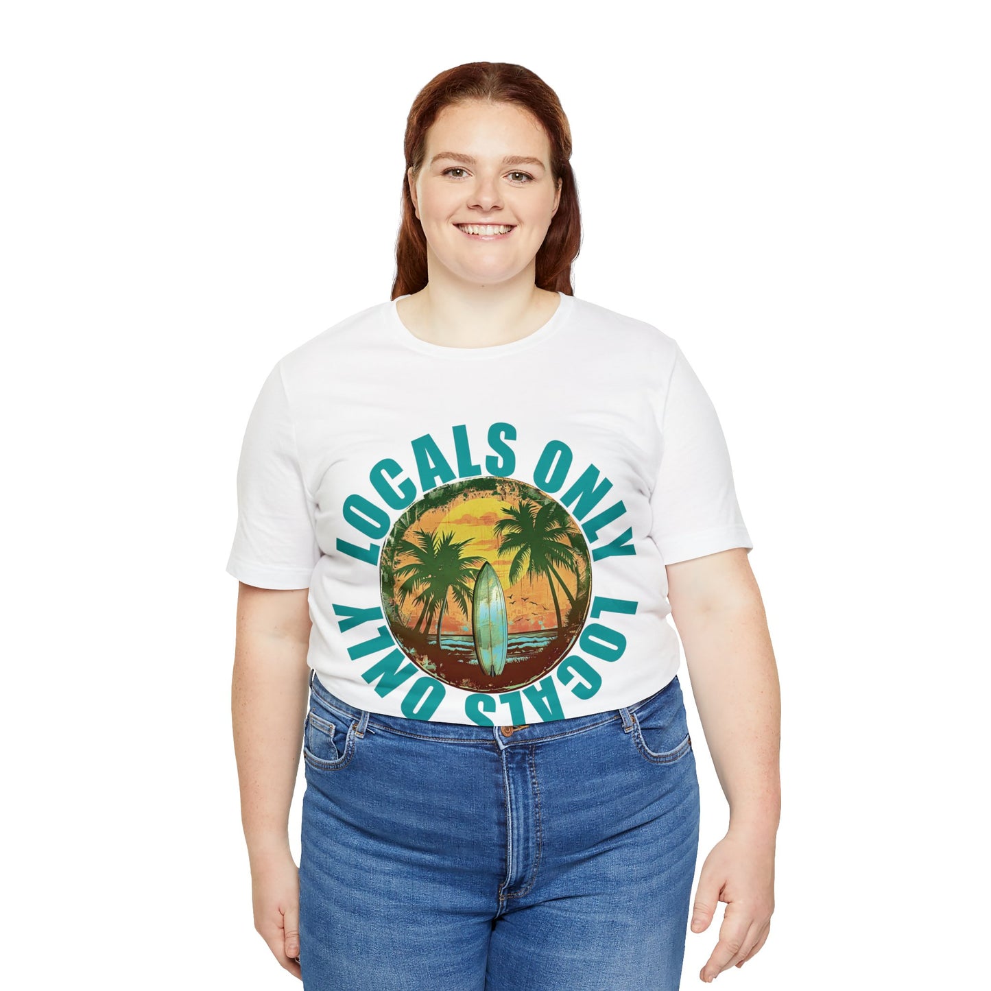 Locals Only stamp Unisex Jersey Short Sleeve Tee