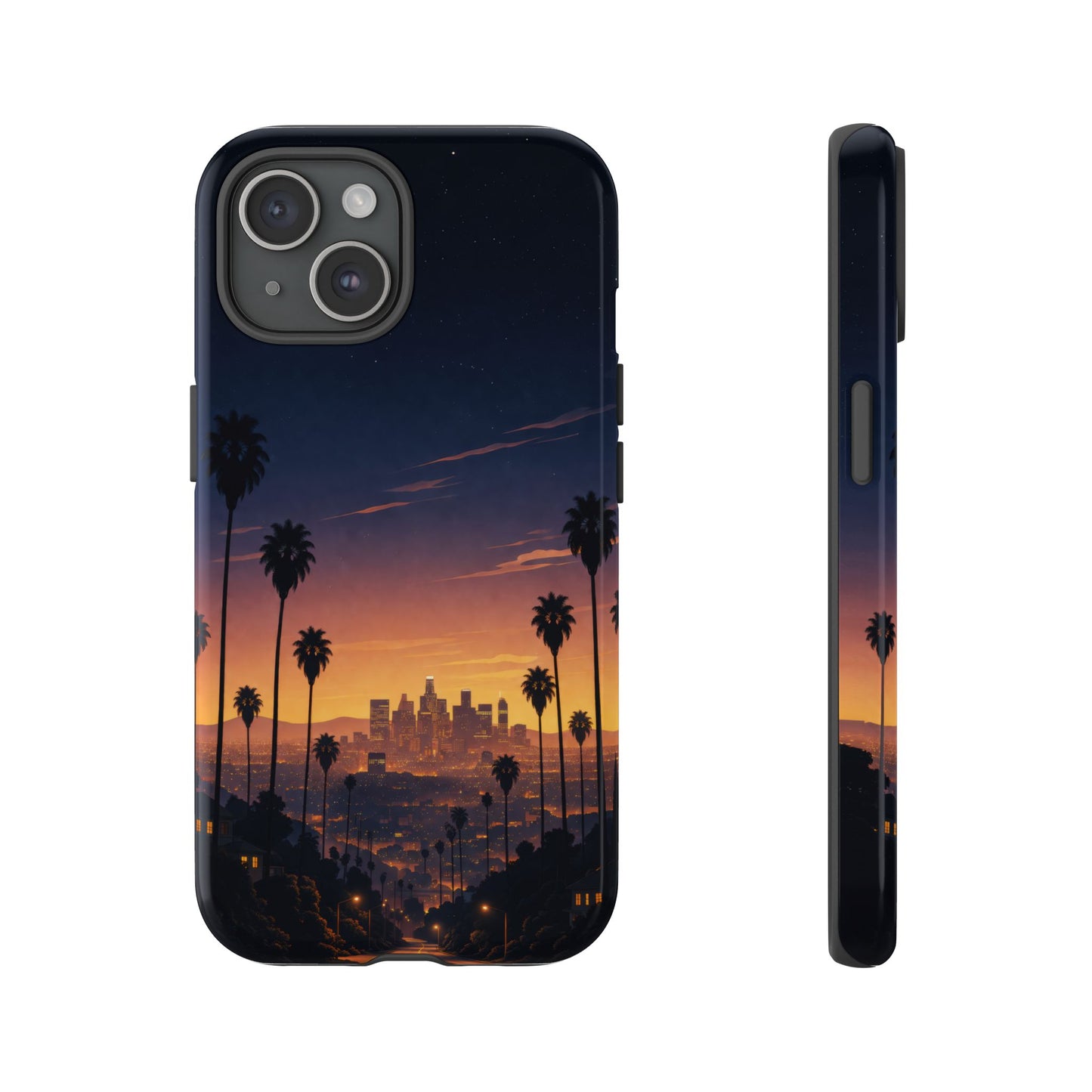 Los Angeles at Sunset Phone Case — Los Angeles Skyline Protective Case