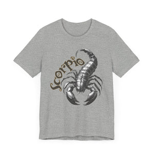Scorpio Black & white Unisex Jersey Short Sleeve Tee