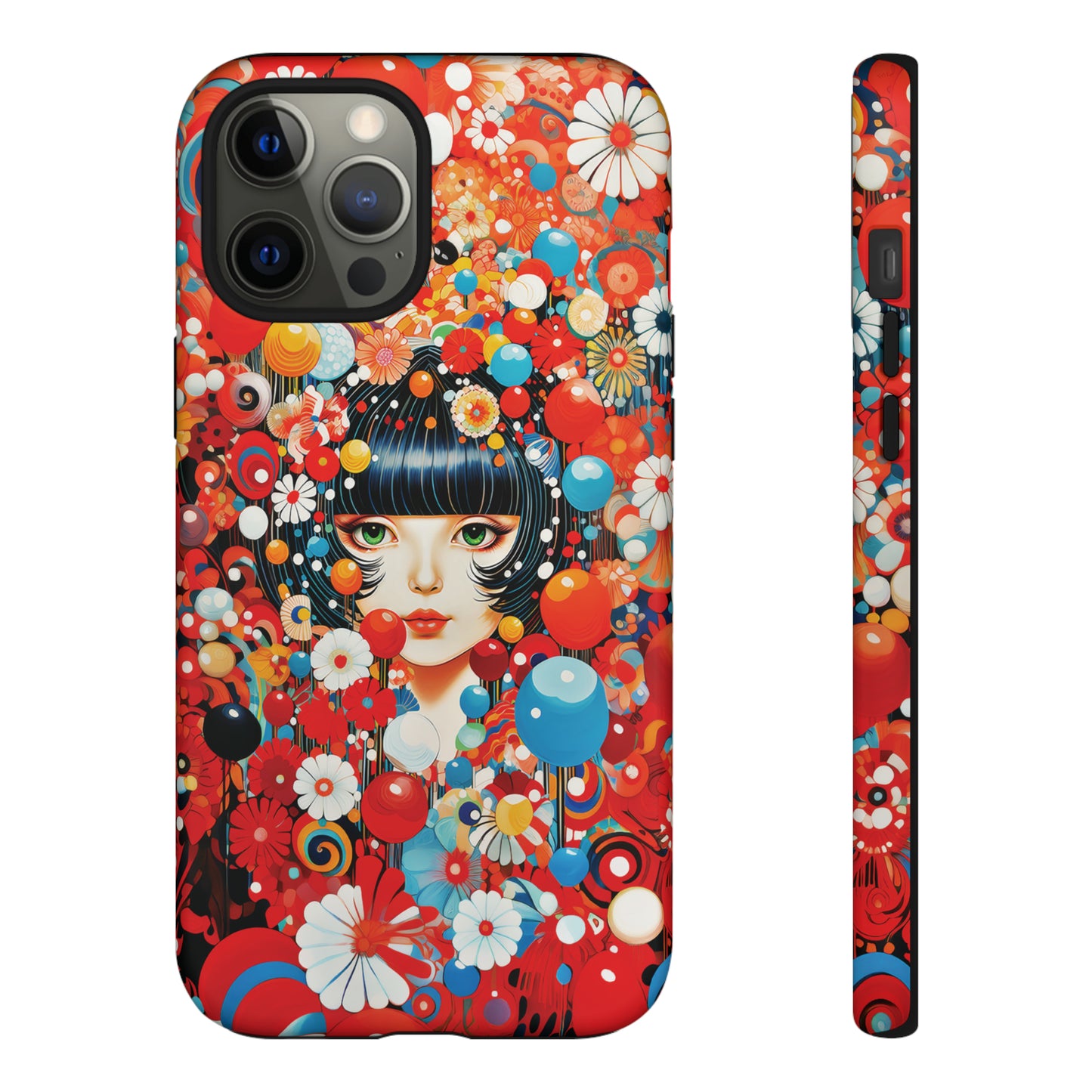 Girl in red blossoms Tough Cases