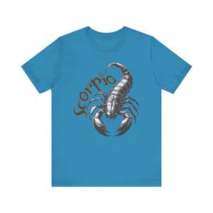Scorpio Black & white Unisex Jersey Short Sleeve Tee