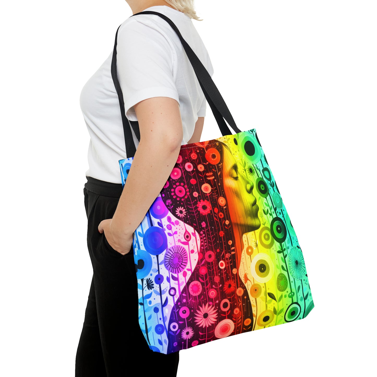 Rainbow dreamer Tote Bag in 3 sizes