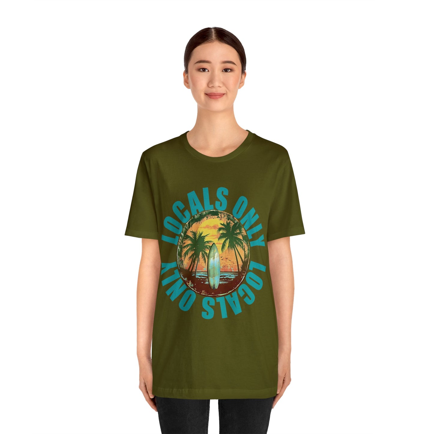 Locals Only stamp Unisex Jersey Short Sleeve Tee