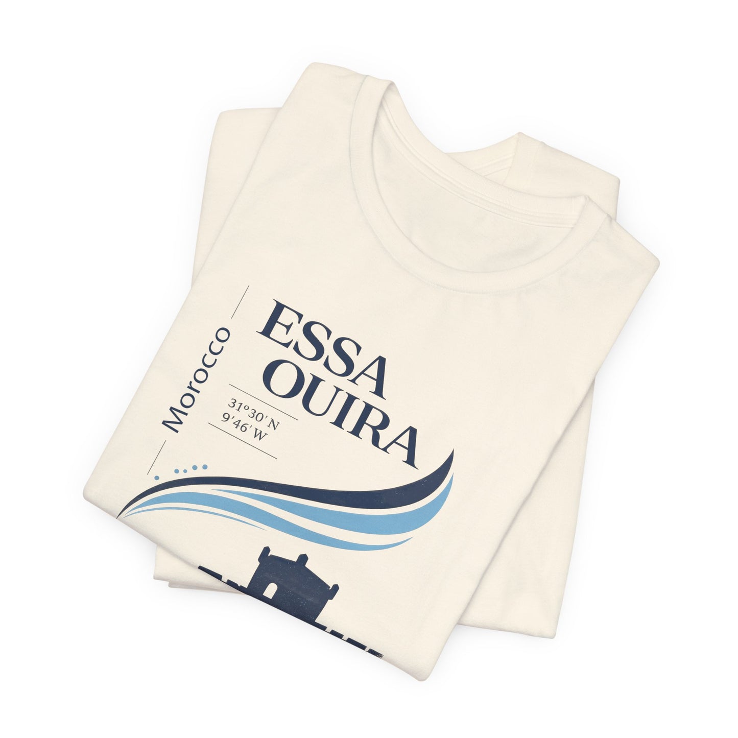 Essaouira Morocco Tee — Coastal Surf & Kasbah Graphic T-Shirt