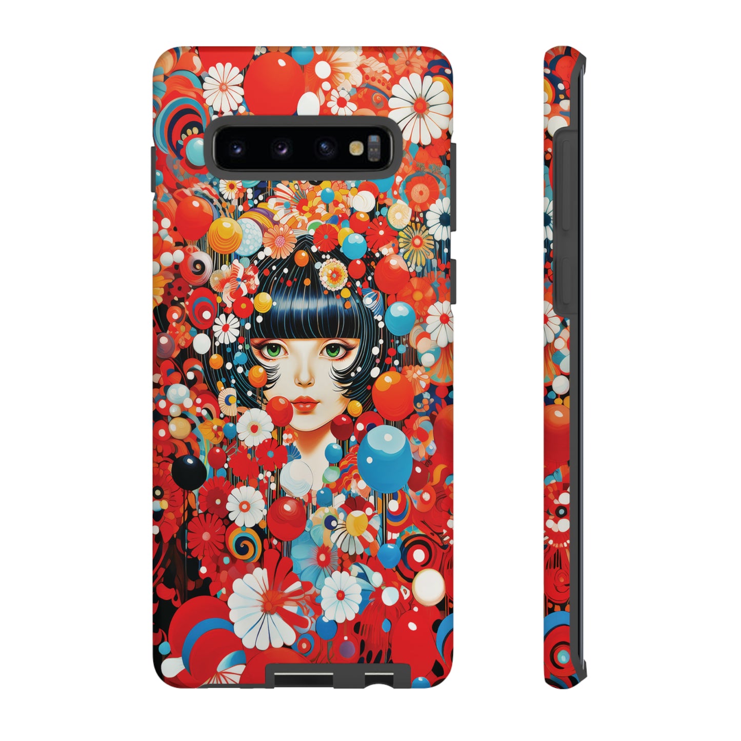 Girl in red blossoms Tough Cases