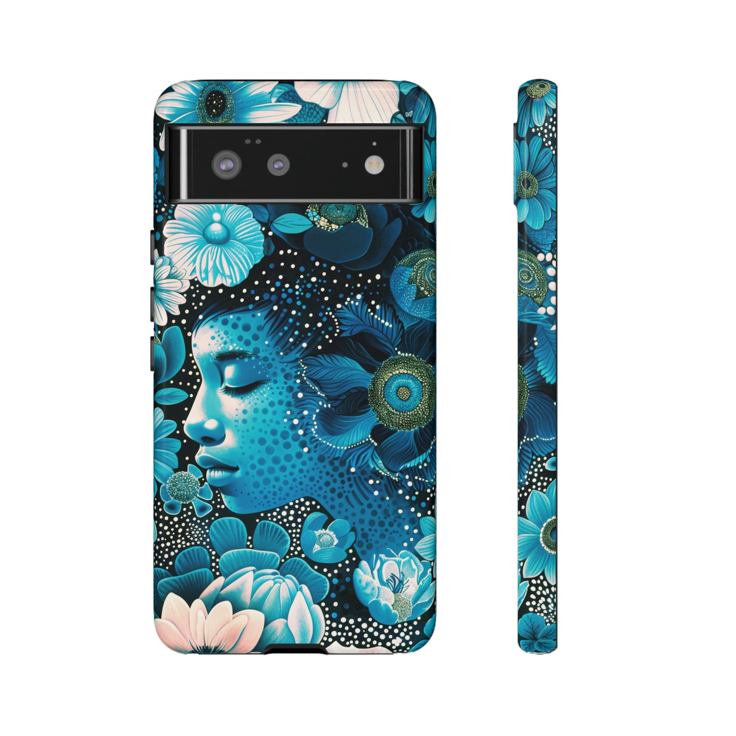 Girl in blue Tough Cases