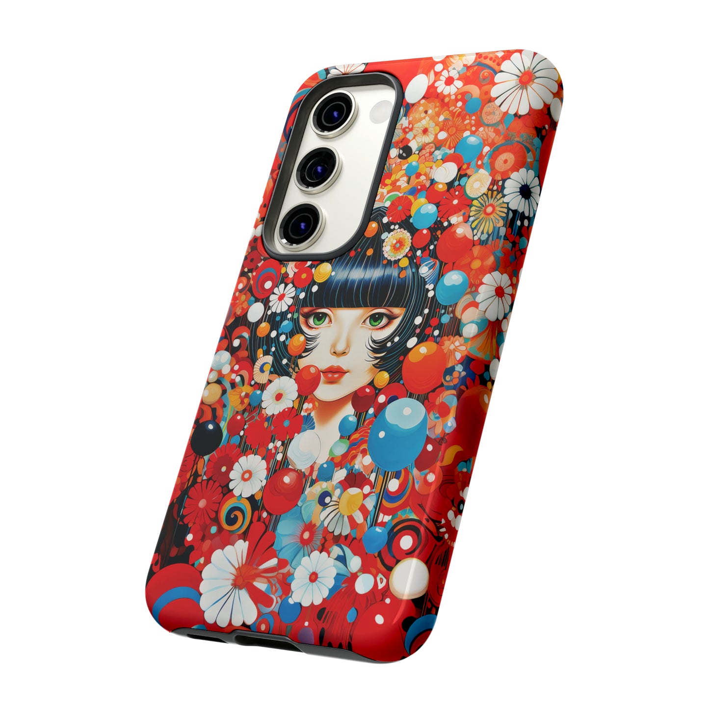 Girl in red blossoms Tough Cases