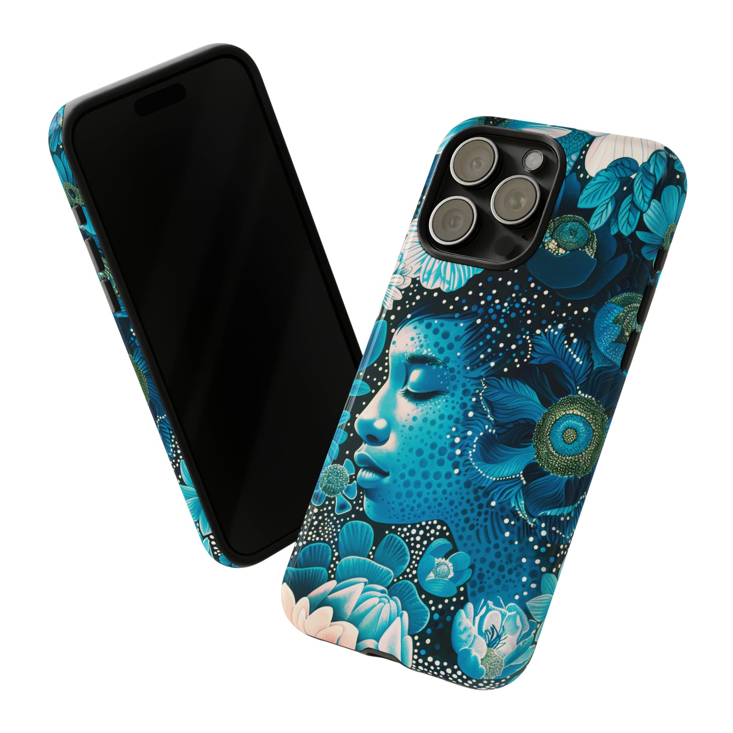 Girl in blue Tough Cases