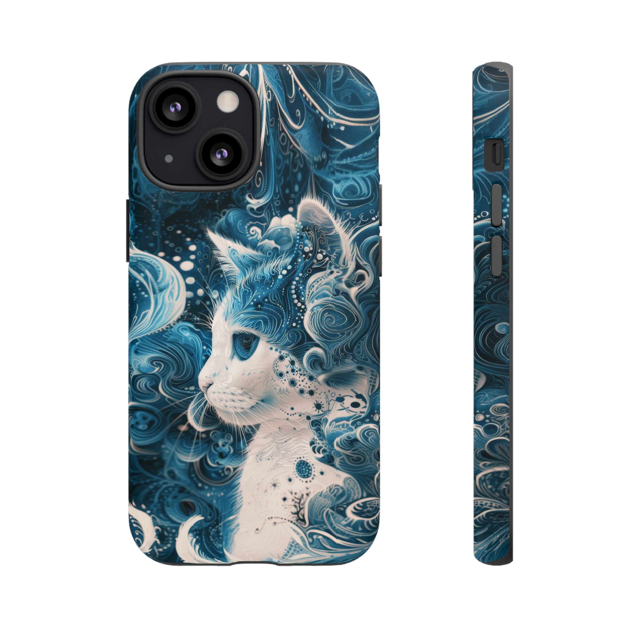 Aqua cat Tough Cases