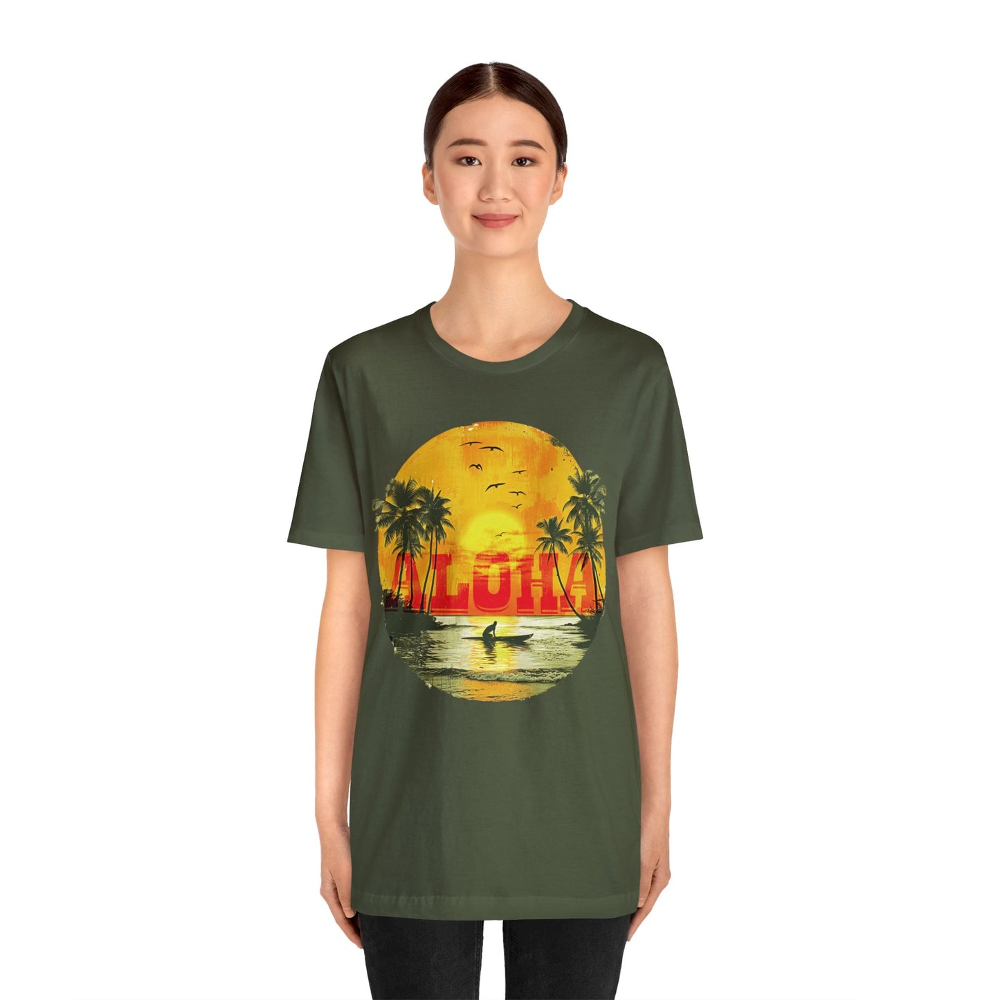 Aloha sunset Unisex Jersey Short Sleeve Tee