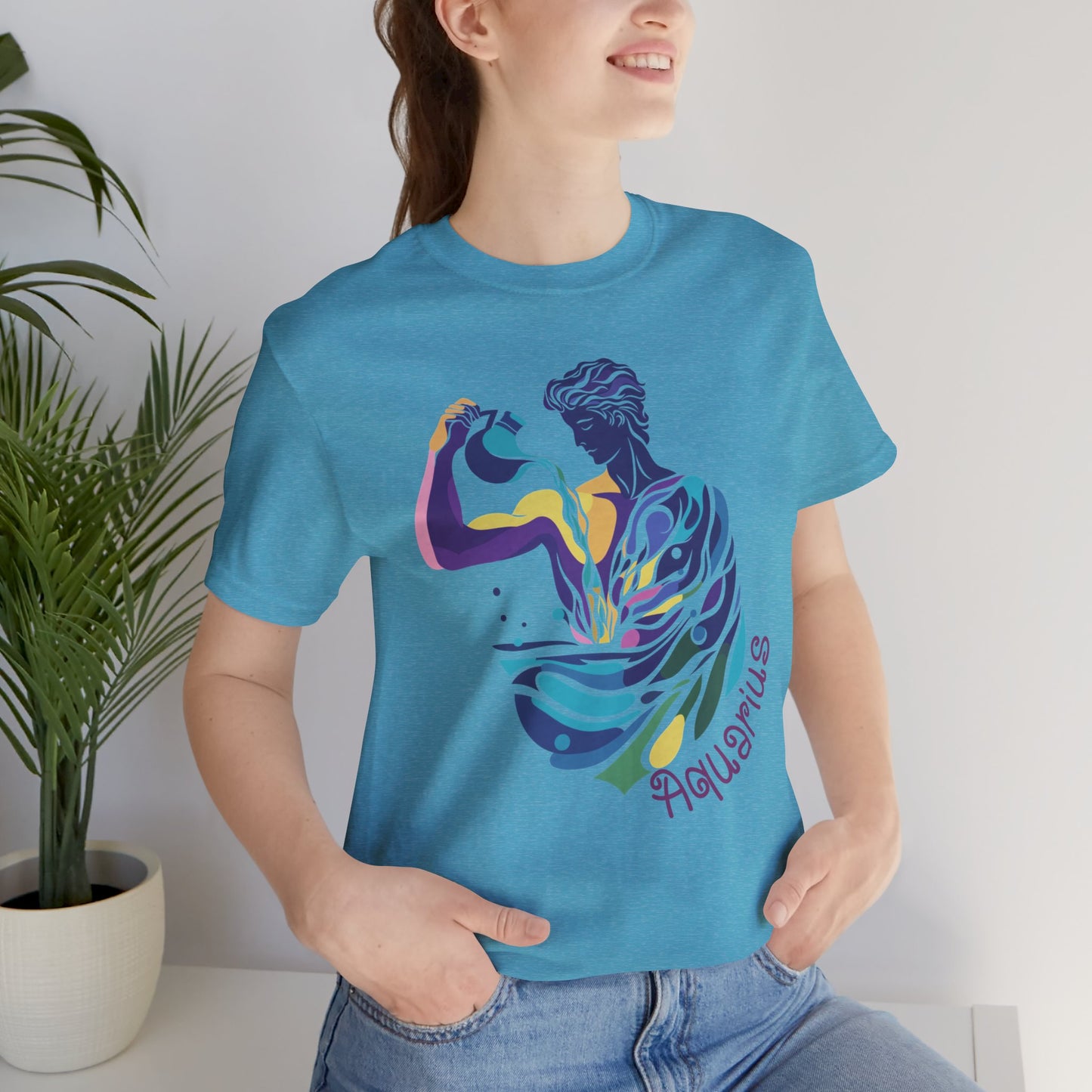 Aquarius Unisex Jersey Short Sleeve Tee