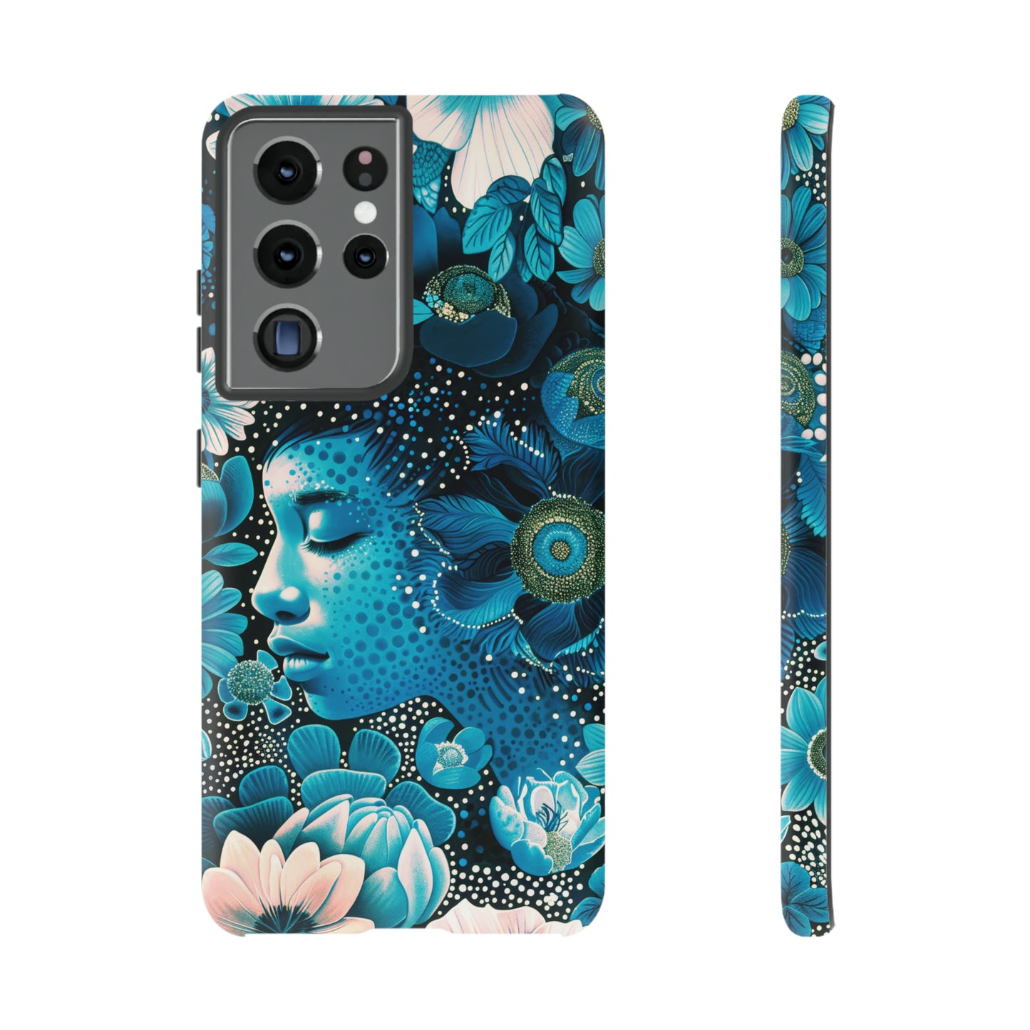 Girl in blue Tough Cases