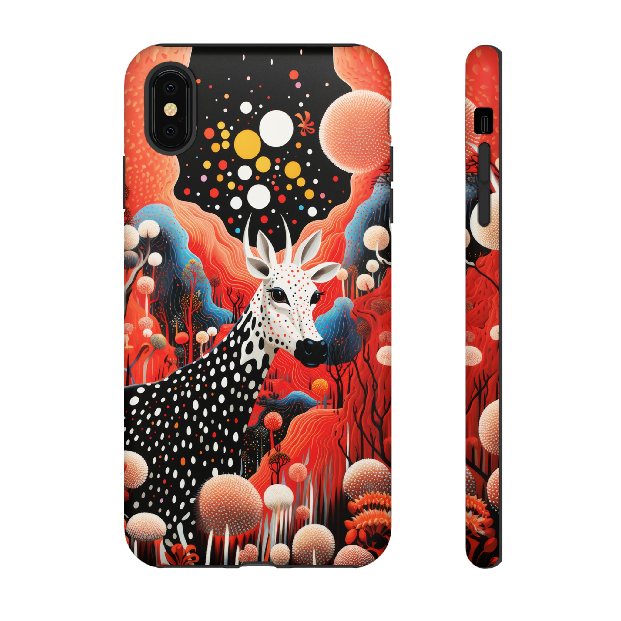 Spotted Elk in the rainbow forest Tough Cases